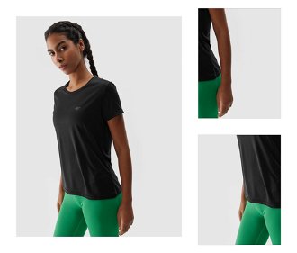 Dámske rýchloschnúce bežecké tričko - čierne 3