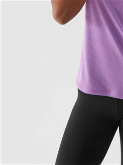 Dámske rýchloschnúce bežecké tričko - fialové 8