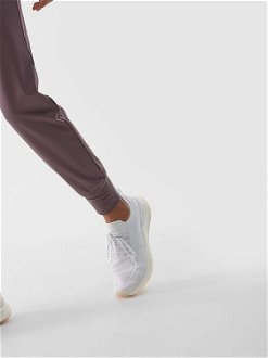 Dámske rýchloschnúce tréningové nohavice - hnedé 9
