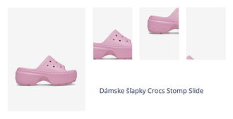 Dámske šľapky Crocs Stomp Slide 1