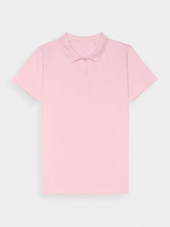 Dámske slim polo tričko - ružové