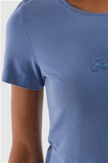 Dámske slim tričko z organickej bavlny - modré 8