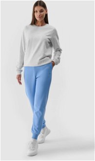 Dámske teplákové nohavice typu jogger - modré 2