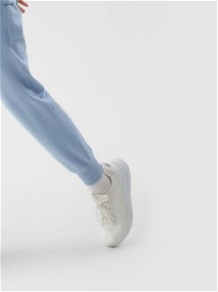 Dámske teplákové nohavice typu jogger - modré 9