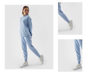 Dámske teplákové nohavice typu jogger - modré 3