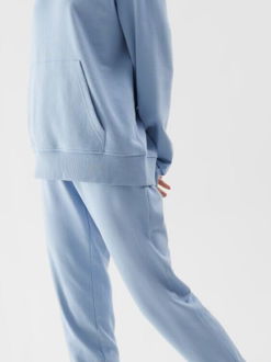 Dámske teplákové nohavice typu jogger - modré 5