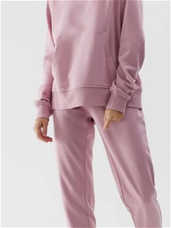 Dámske teplákové nohavice typu jogger - ružové 5