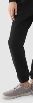 Dámske teplákové nohavice typu jogger z organickej bavlny - čierne 8