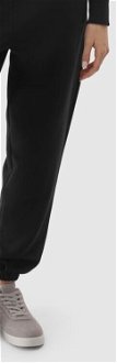 Dámske teplákové nohavice typu jogger z organickej bavlny - čierne 9