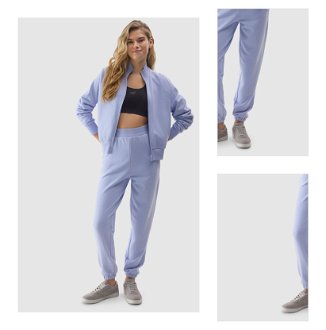 Dámske teplákové nohavice typu jogger z organickej bavlny - modré 3