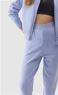 Dámske teplákové nohavice typu jogger z organickej bavlny - modré 5