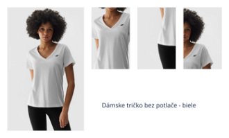Dámske tričko bez potlače - biele 1