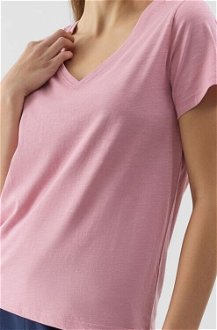 Dámske tričko bez potlače - ružové 5