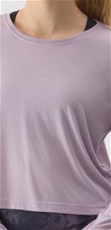 Dámske tričko na jogu s dlhým rukávom z prísadou modalu - fialové 5