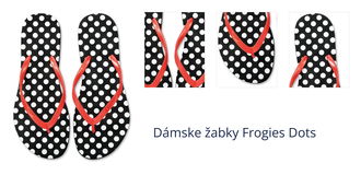 Dámske žabky Frogies Dots 1