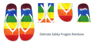 Dámske žabky Frogies Rainbow 1