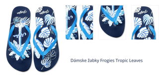 Dámske žabky Frogies Tropic Leaves 1