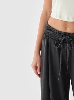 Dámsky slim crop top bez potlače - tyrkysový 8