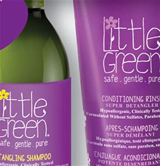 Darčeková sada na rozčesávanie vlasov pre deti Little Green Super Detangling Duo (0169956) + darček zadarmo 5