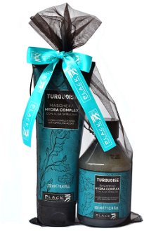 Darčeková sada šampónu a masky pre jemné vlasy Black Turquoise Hydra Complex (102015B) + darček zadarmo