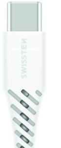 Dátový kábel Swissten USB-C / USB-C 1,5 M a s podporou Power Delivery 5A, 100 W, biely 6