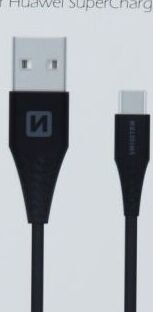 Dátový kábel Swissten USB / USB-C 1,5 M a s podporou super rýchlonabíjania 5A, čierny 5