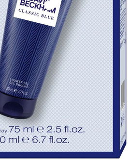 David Beckham Classic Blue - deodorant s rozprašovačem 75 ml + sprchový gel 200 ml 9