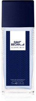 David Beckham Classic Blue deodorant s rozprašovačom pre mužov 75 ml
