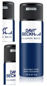David Beckham Classic Blue dezodorant v spreji pre mužov 150 ml 4