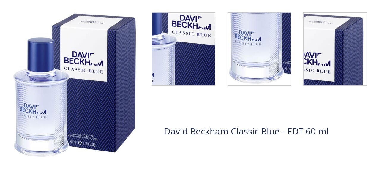 David Beckham Classic Blue - EDT 60 ml 1