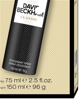 David Beckham Classic - deodorant s rozprašovačem 75 ml + deodorant ve spreji 150 ml 9