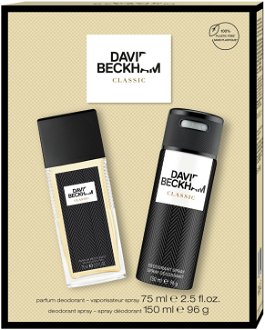 David Beckham Classic - deodorant s rozprašovačem 75 ml + deodorant ve spreji 150 ml