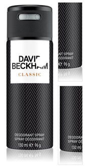 David Beckham Classic dezodorant v spreji pre mužov 150 ml 3