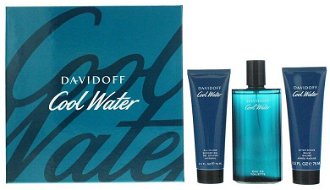 Davidoff Cool Water Man - EDT 125 ml + sprchový gel 75 ml + balzám po holení 75 ml