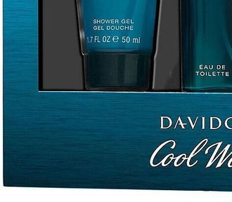 Davidoff Cool Water Man - EDT 40 ml + sprchový gél 50 ml + balzám po holení 50 ml 8