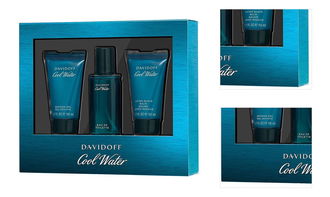 Davidoff Cool Water Man - EDT 40 ml + sprchový gél 50 ml + balzám po holení 50 ml 3