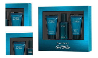 Davidoff Cool Water Man - EDT 40 ml + sprchový gél 50 ml + balzám po holení 50 ml 4