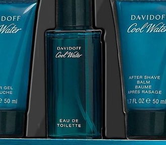 Davidoff Cool Water Man - EDT 40 ml + sprchový gél 50 ml + balzám po holení 50 ml 5