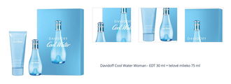 Davidoff Cool Water Woman - EDT 30 ml + telové mlieko 75 ml 1