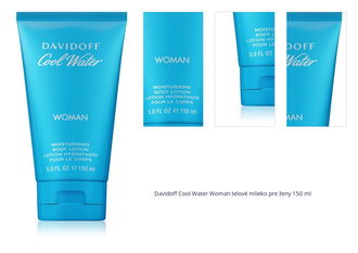 Davidoff Cool Water Woman telové mlieko pre ženy 150 ml 1