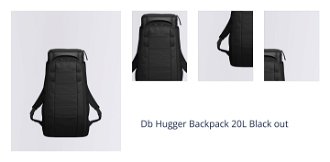 Db Hugger Backpack 20L Black out 1
