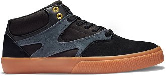 DC Shoes Kalis Vulc Mid Skate - Pánske - Tenisky DC Shoes - Čierne - ADYS300719-BGM - Veľkosť: 42.5