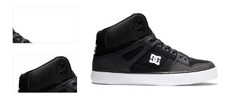 DC Shoes Pure High Top WC Black/Black/White 4