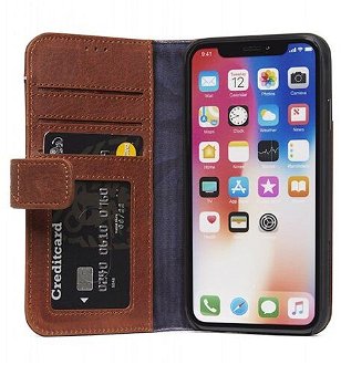 Decoded puzdro Leather Card Wallet pre iPhone XS/X - Brown