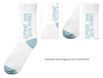 Dedicated Socks Sigtuna Local Planet White 1