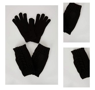 DEFACTO Knitwear 2 Pack Gloves 3