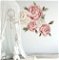 DEKORACJAN Nálepka na stenu - kvety Pivonky staroružové Velikost: L, laminát: žádný