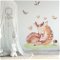 DEKORACJAN Nálepka na stenu - Lesné kráľovstvo - Zamilované zvieratká