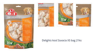 Delights kosť žuvacia XS bag 21ks 1