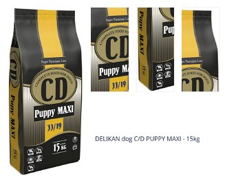 DELIKAN dog C/D PUPPY MAXI - 15kg 1